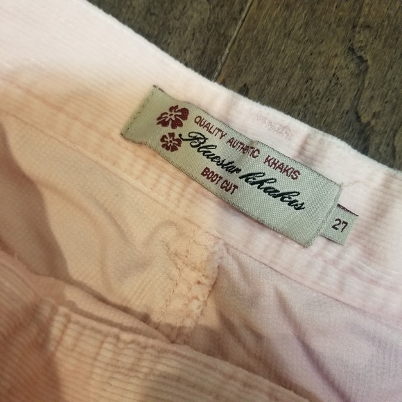 Corduroy Baby Pink Bootcut Pants - Picture 8 of 8